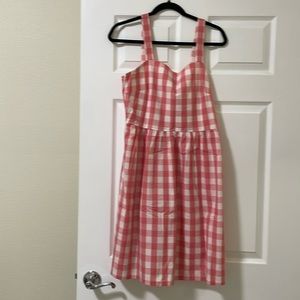 J Crew Factory gingham dress